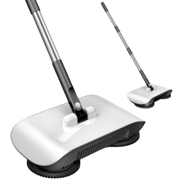 Hand Push Sweeper - 3-in-1 Broom