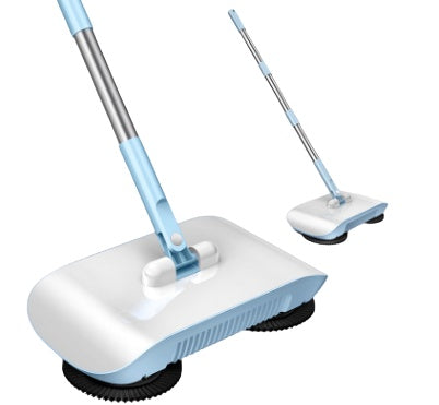 Hand Push Sweeper - 3-in-1 Broom