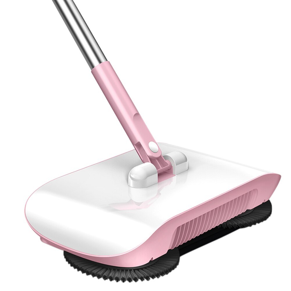 Hand Push Sweeper - 3-in-1 Broom