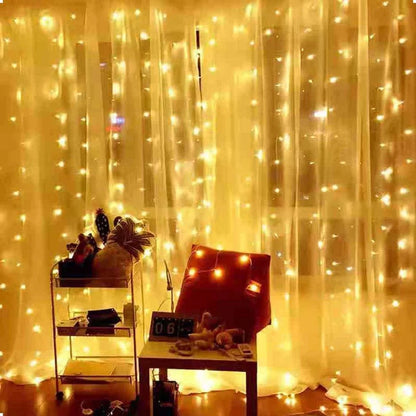 Christmas LED Curtain Garland