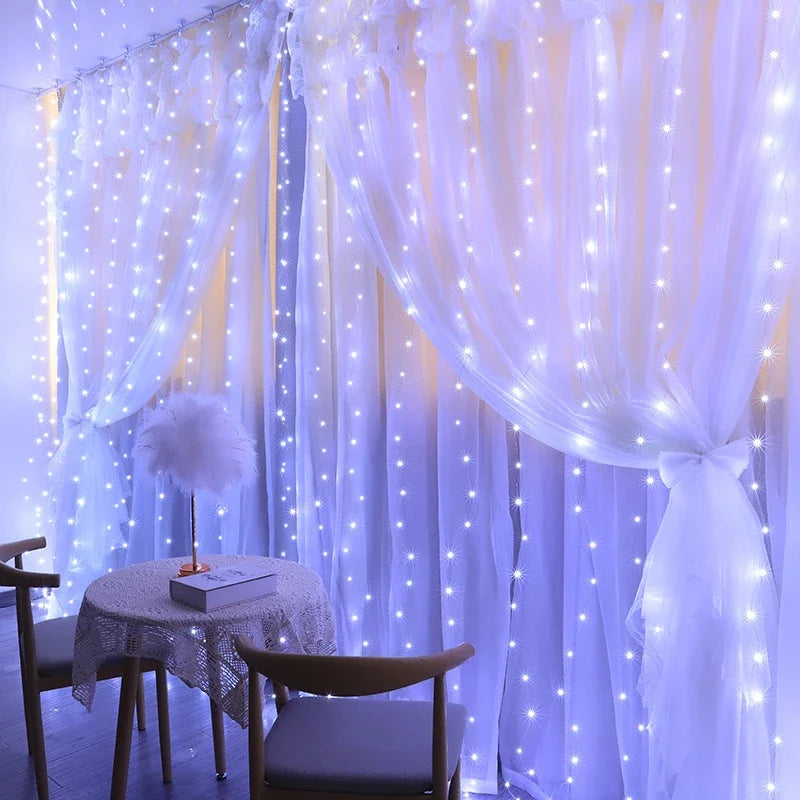 Christmas LED Curtain Garland