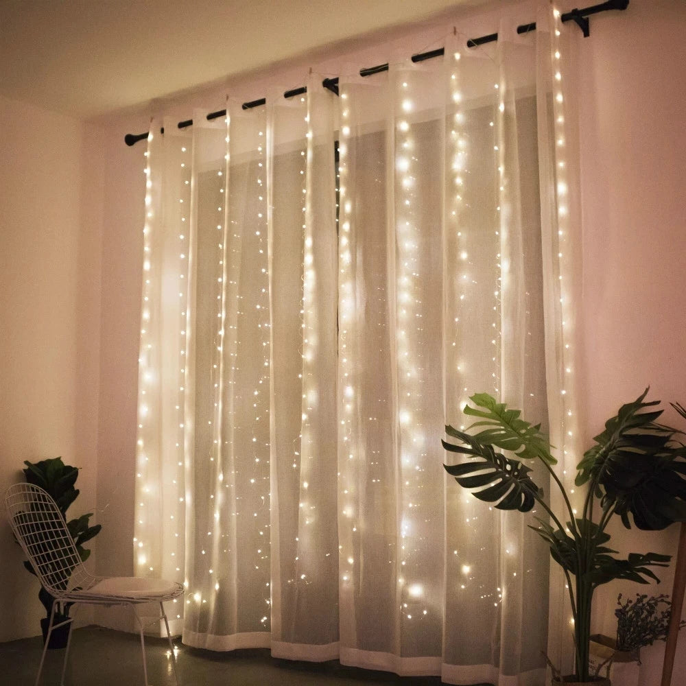 Christmas LED Curtain Garland