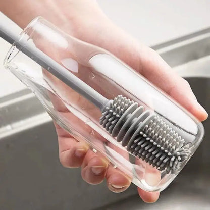 Silicone Long-Handle Bottle Cleaning Brush