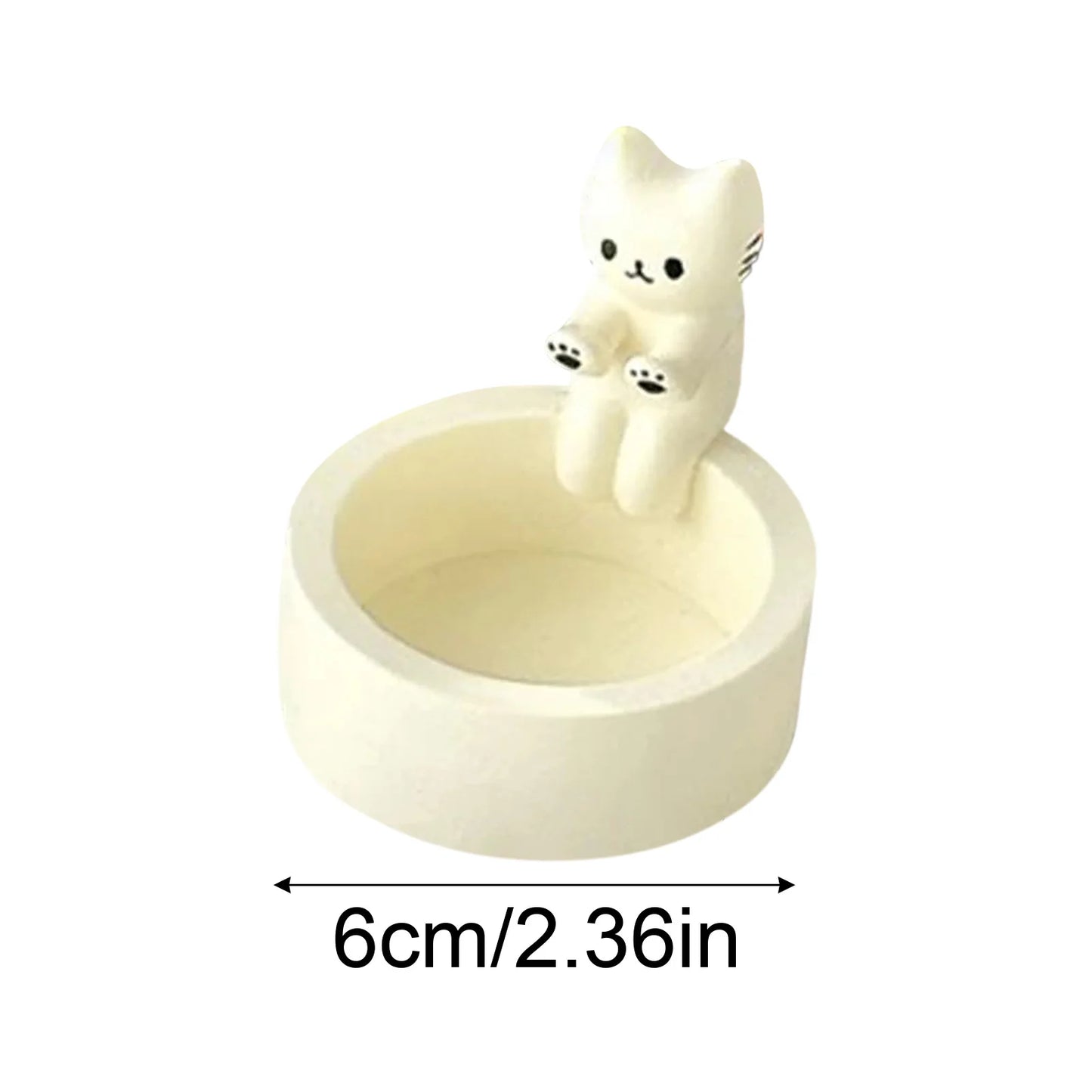 Kitten Candle Holder - Cute Cat Aromatherapy Candlestick