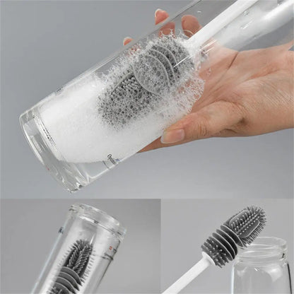 Silicone Long-Handle Bottle Cleaning Brush