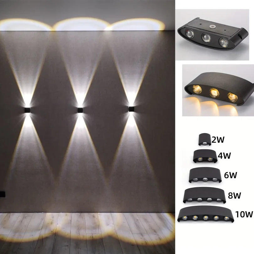 LED Wall Lamp – Waterproof Outdoor/Indoor Wall Light