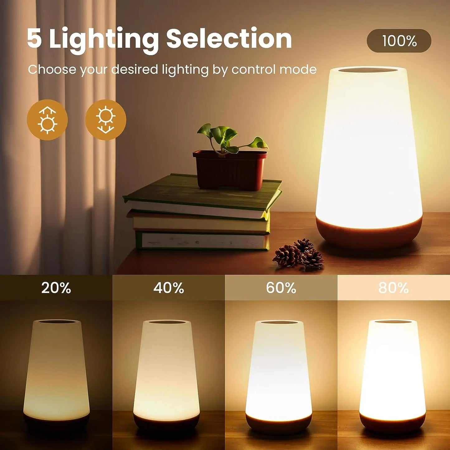 13-Color Touch Table Lamp